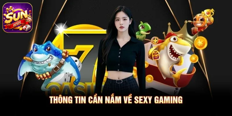 Thông tin cần nắm về Sexy Gaming